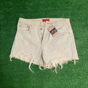 NWT WOMENS SIGNATURE JEAN HIGH WAISTED SHORTS